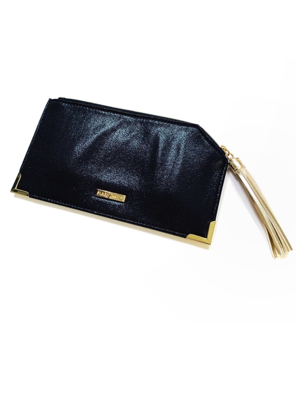 Mary Kay Black Zippered Pouch With Tassel
